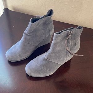 TOMS grey booties